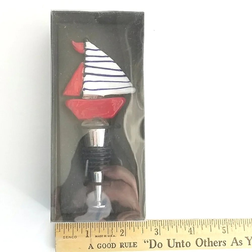 Sailboat Wine Bottle Stopper